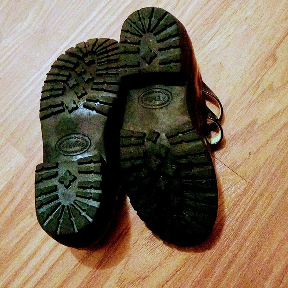 Cute Girls Stevies Black Leather Dress Shoes - Picture 3 of 3